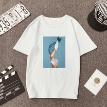 Load image into Gallery viewer, Large Size Women Hoodies Print Flowers Feather Harajuku Aesthetics Sweatshirt Women Pullovers Kpop Korean Casual Female Tops