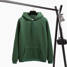 Load image into Gallery viewer, OH YES New Fashion Corduroy Long sleeves Letter Harajuku Print  Light pink Pullovers Tops O-neck Women's Hooded sweatshirt tops