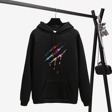 Load image into Gallery viewer, OH YES New Fashion Corduroy Long sleeves Letter Harajuku Print  Light pink Pullovers Tops O-neck Women's Hooded sweatshirt tops