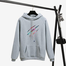 Load image into Gallery viewer, OH YES New Fashion Corduroy Long sleeves Letter Harajuku Print  Light pink Pullovers Tops O-neck Women's Hooded sweatshirt tops