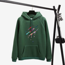 Load image into Gallery viewer, OH YES New Fashion Corduroy Long sleeves Letter Harajuku Print  Light pink Pullovers Tops O-neck Women's Hooded sweatshirt tops