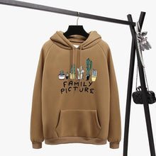 Load image into Gallery viewer, OH YES New Fashion Corduroy Long sleeves Letter Harajuku Print  Light pink Pullovers Tops O-neck Women's Hooded sweatshirt tops
