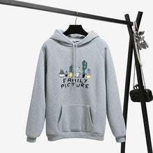 Load image into Gallery viewer, OH YES New Fashion Corduroy Long sleeves Letter Harajuku Print  Light pink Pullovers Tops O-neck Women's Hooded sweatshirt tops